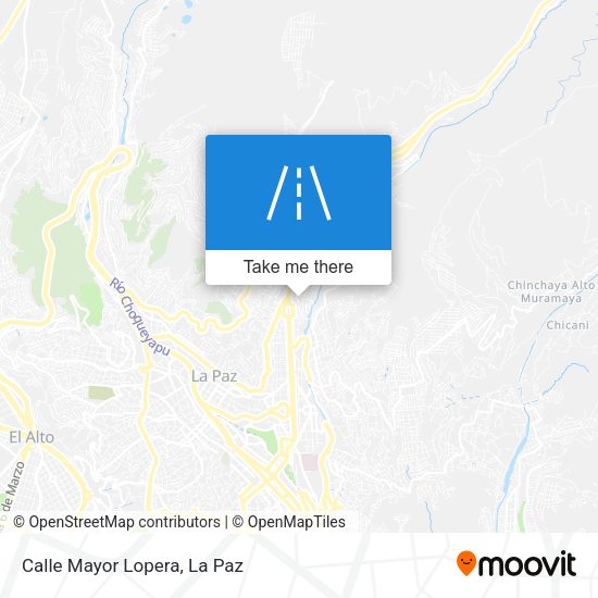 Mapa de Calle Mayor Lopera