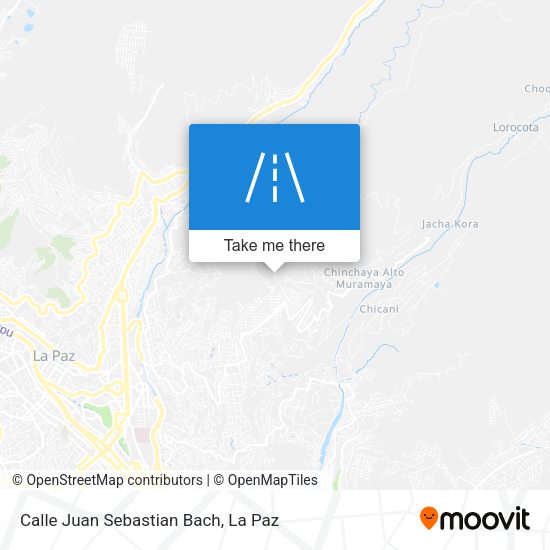 Calle Juan Sebastian Bach map