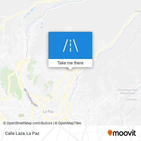 Calle Laza map