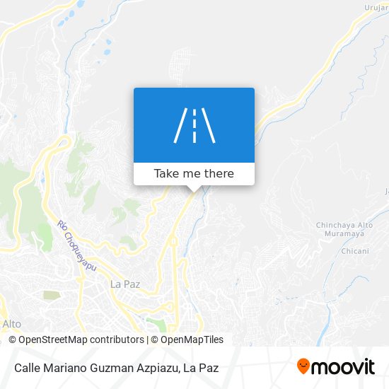 Mapa de Calle Mariano Guzman Azpiazu