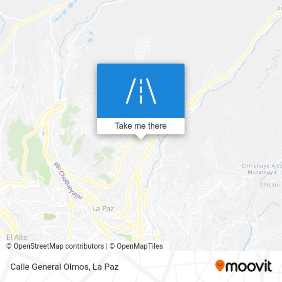 Mapa de Calle General Olmos