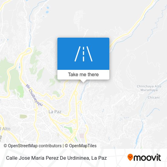 Calle Jose María Perez De Urdininea map
