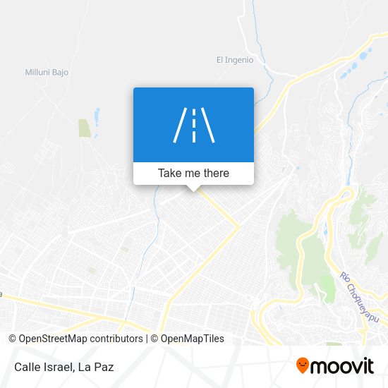 Mapa de Calle Israel