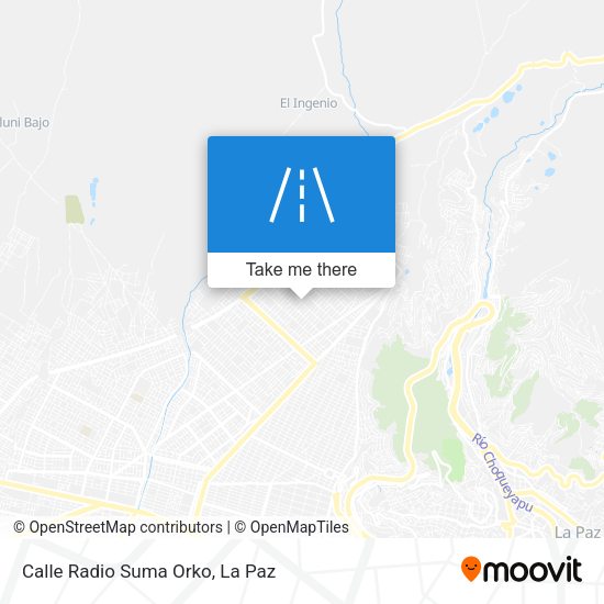 Mapa de Calle Radio Suma Orko