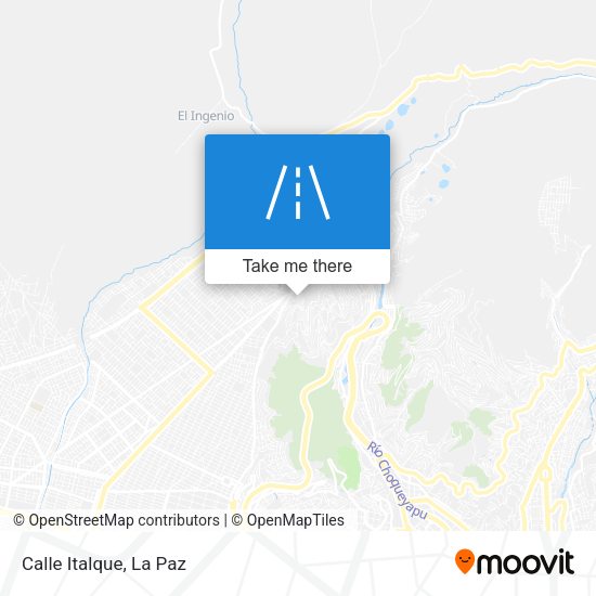 Mapa de Calle Italque