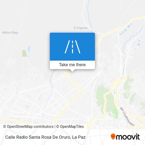 Calle Radio Santa Rosa De Oruro map