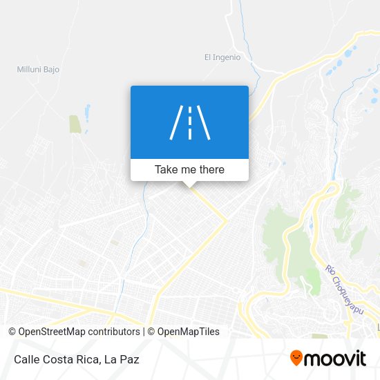 Calle Costa Rica map