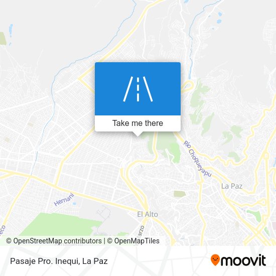 Mapa de Pasaje Pro. Inequi