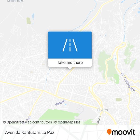 Avenida Kantutani map