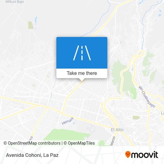 Mapa de Avenida Cohoni