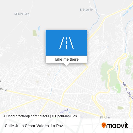 Mapa de Calle Julio César Valdés