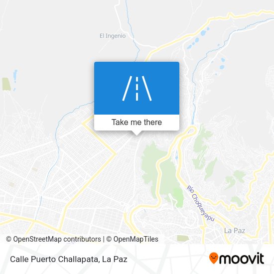 Calle Puerto Challapata map