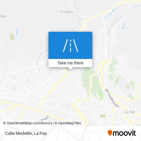 Mapa de Calle Medellín