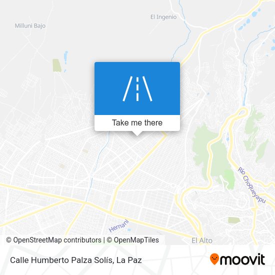 Calle Humberto Palza Solís map