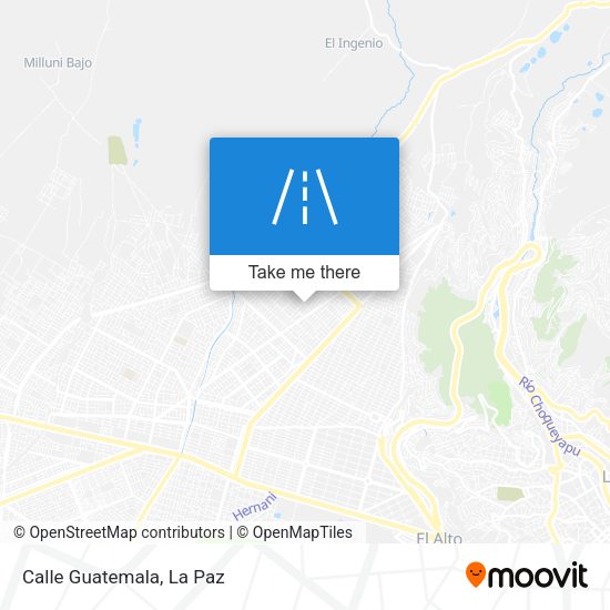 Mapa de Calle Guatemala