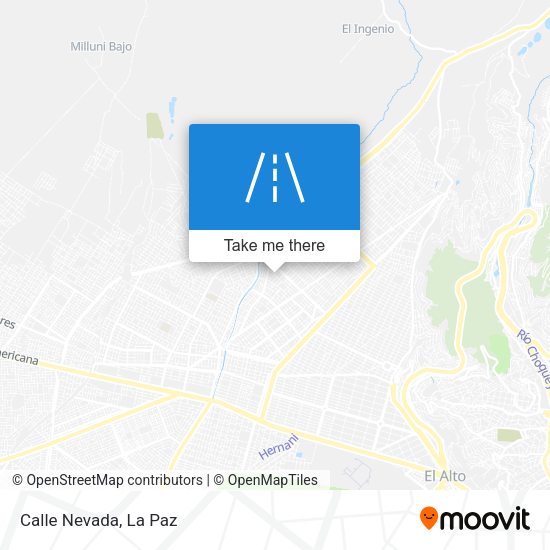 Mapa de Calle Nevada