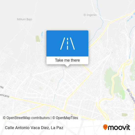 Mapa de Calle Antonio Vaca Diez