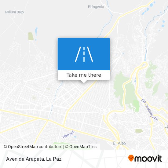 Avenida Arapata map