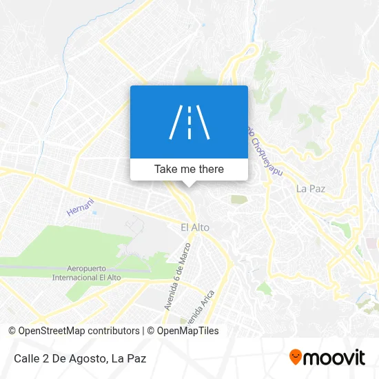 Mapa de Calle 2 De Agosto