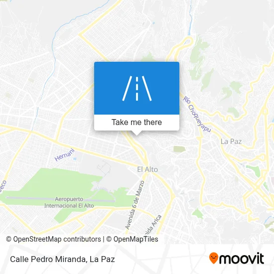 Mapa de Calle Pedro Miranda