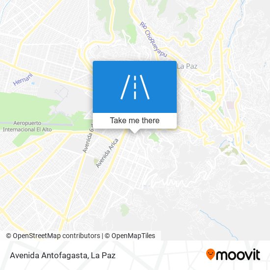 Avenida Antofagasta map