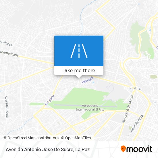 Avenida Antonio Jose De Sucre map