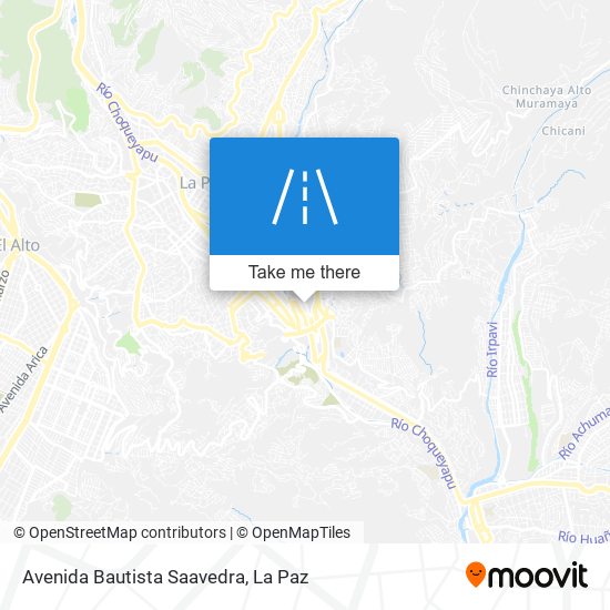 Avenida Bautista Saavedra map