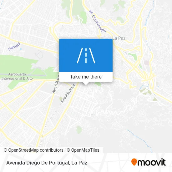 Mapa de Avenida Diego De Portugal