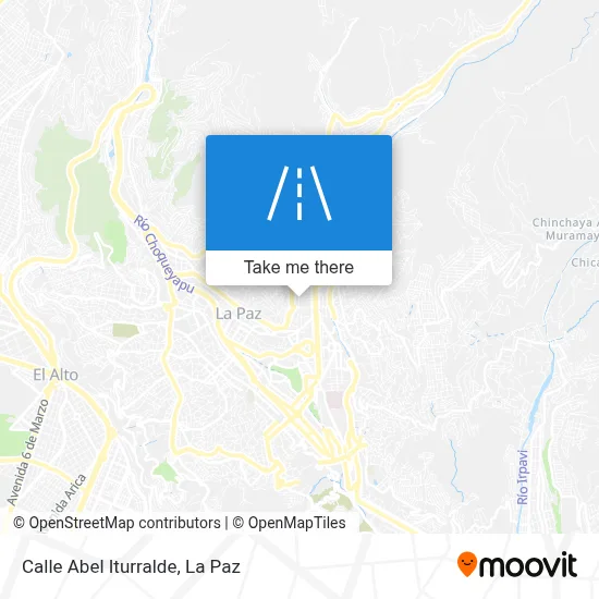 Mapa de Calle Abel Iturralde