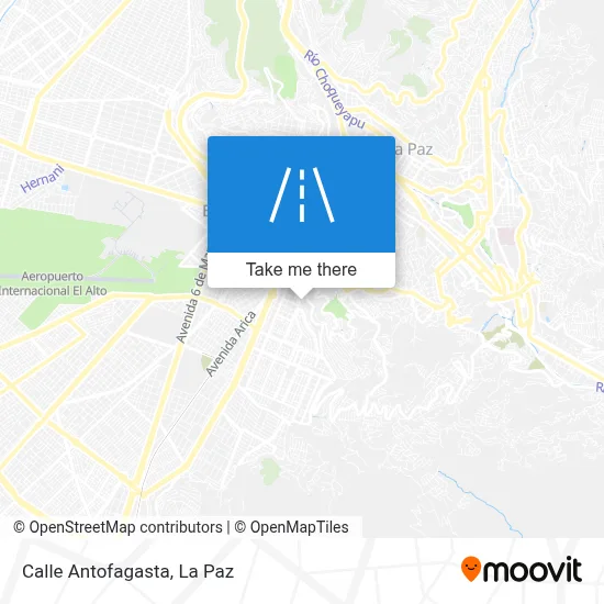 Calle Antofagasta map