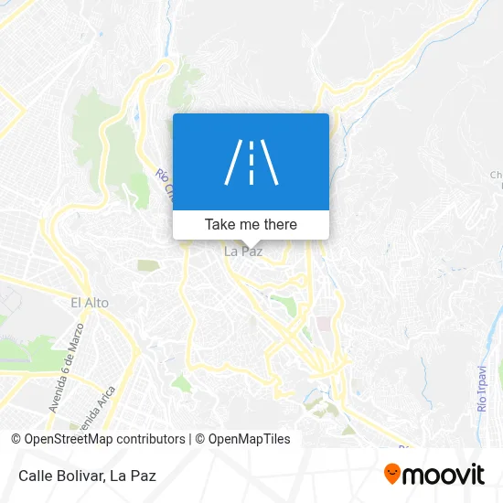 Mapa de Calle Bolivar