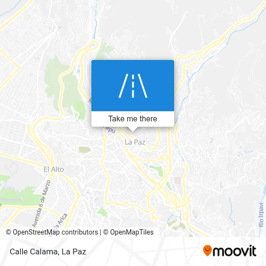 Mapa de Calle Calama