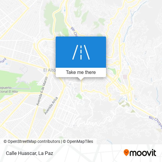 Calle Huascar map