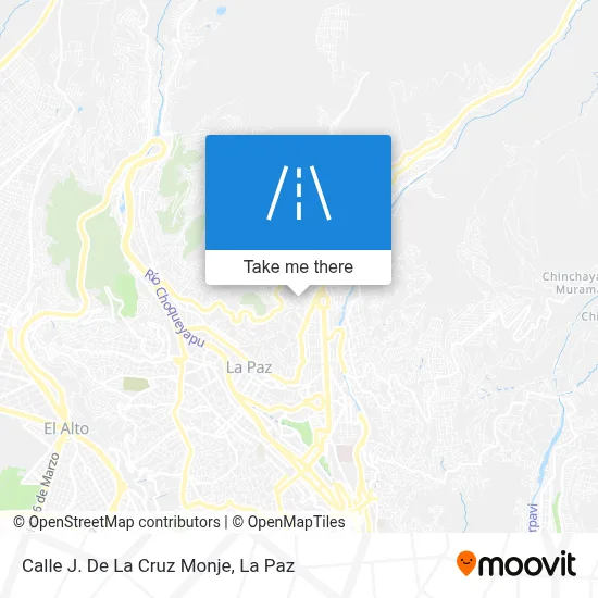 Mapa de Calle J. De La Cruz Monje