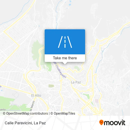 Calle Paravicini map