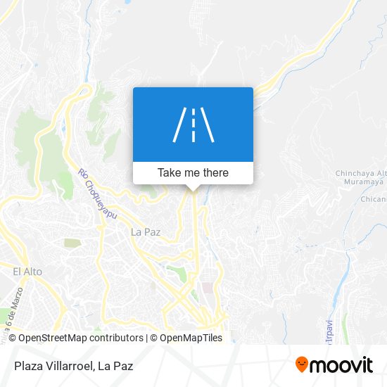 Plaza Villarroel map