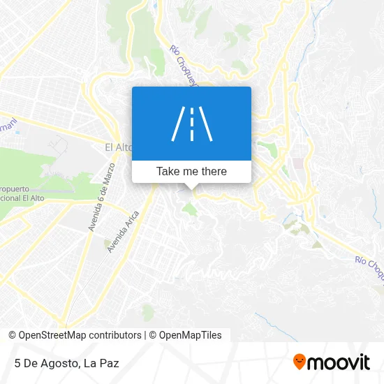Mapa de 5 De Agosto