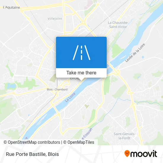 Rue Porte Bastille map