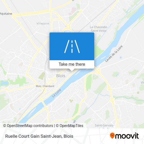 Ruelle Court Gain Saint-Jean map