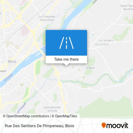 Rue Des Sentiers De Pimpeneau map
