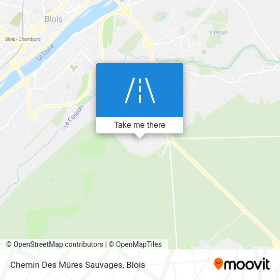 Chemin Des Mûres Sauvages map
