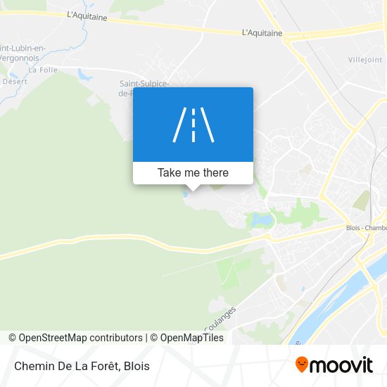 Chemin De La Forêt map