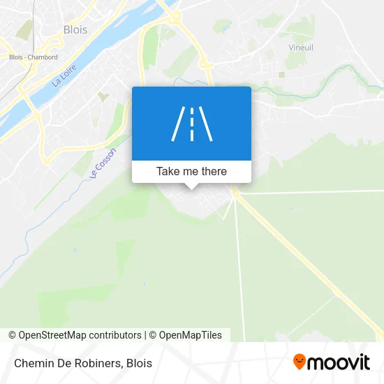 Chemin De Robiners map