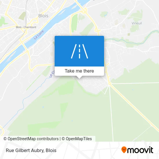 Rue Gilbert Aubry map