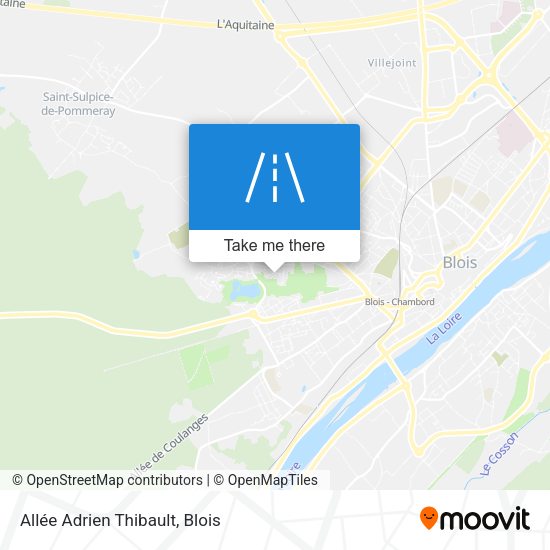 Allée Adrien Thibault map