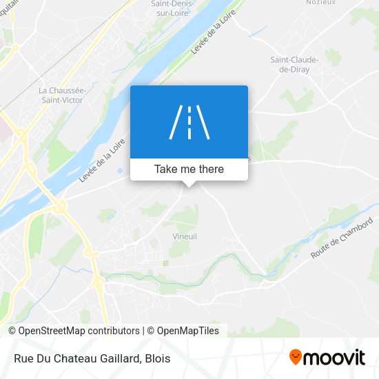 Rue Du Chateau Gaillard map