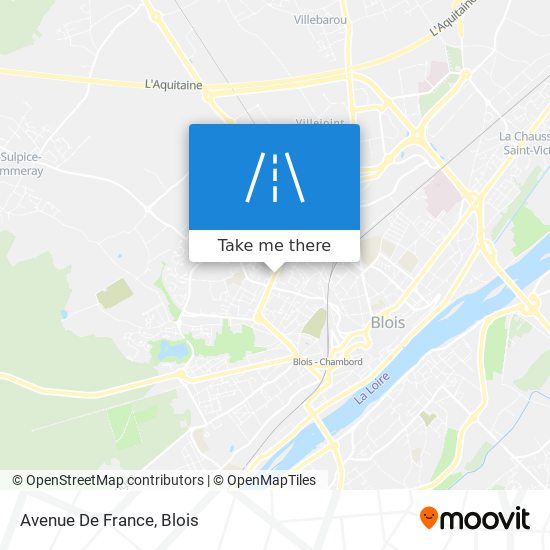 Mapa Avenue De France
