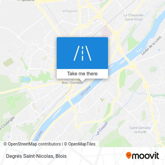Degrés Saint-Nicolas map