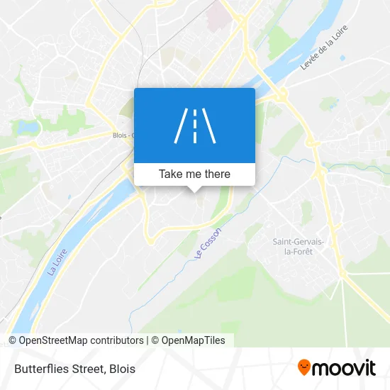 Rue Des Papillons map