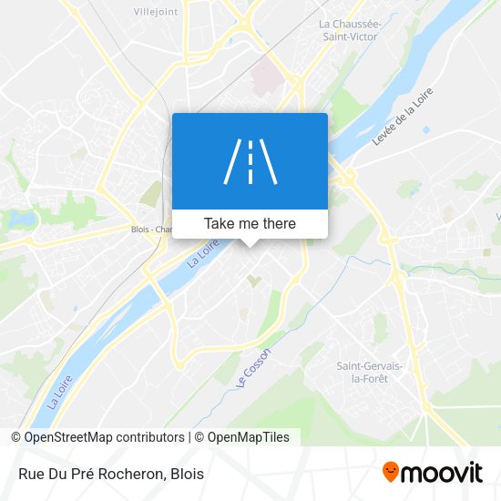 Rue Du Pré Rocheron map